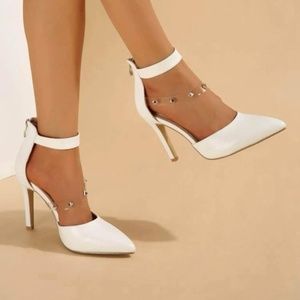 High Heels in White